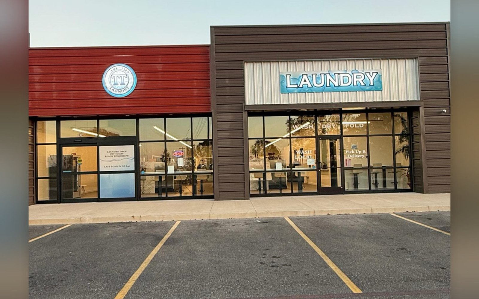 Top Tier Coin Laundry storefront at 911 W Center St, Rogersville MO